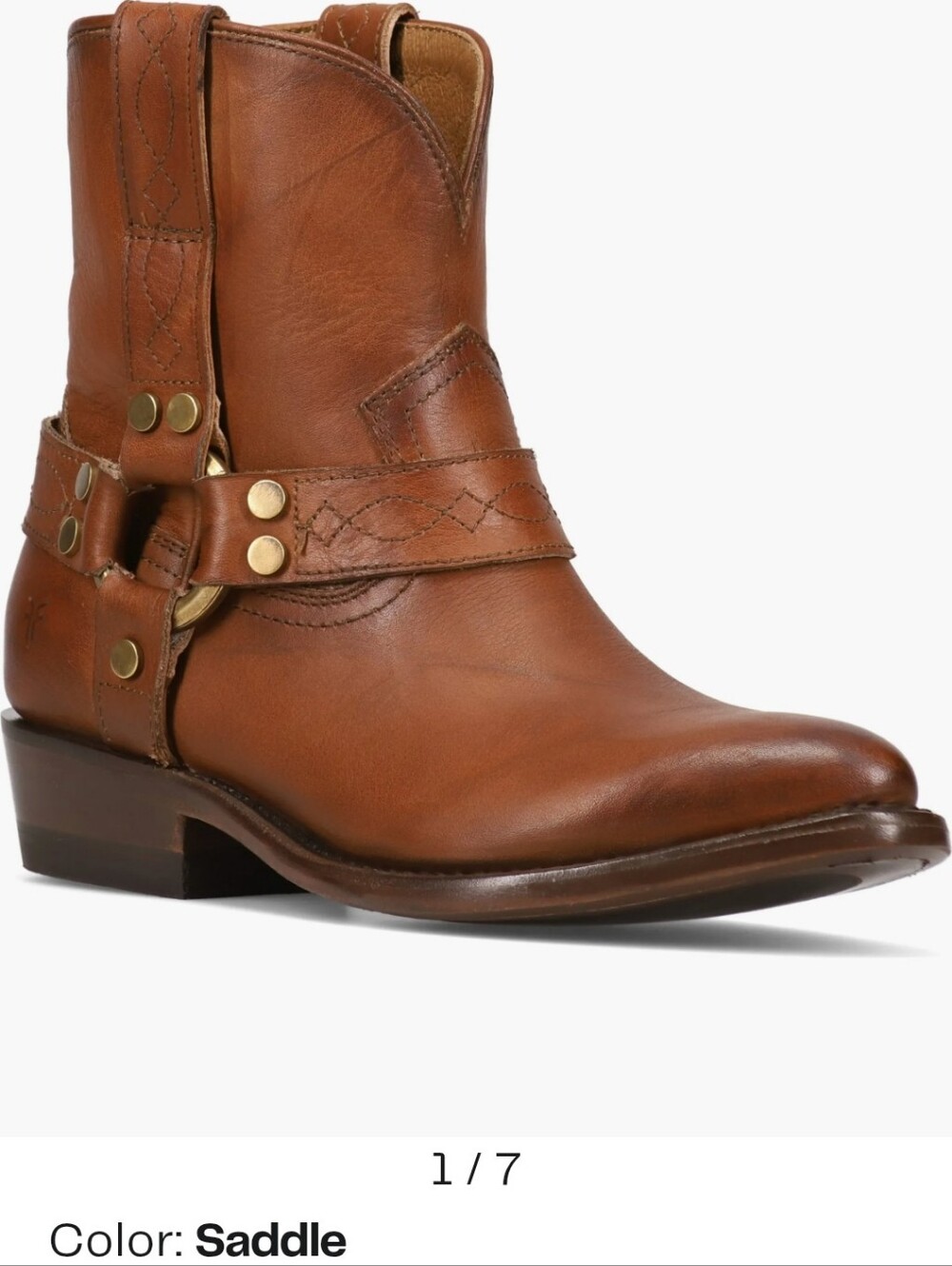 Frye Billy Harness Bootie New Size 7 Color Saddle